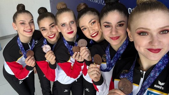 Die deutsche RSG-Gruppe | Bildquelle: DTB