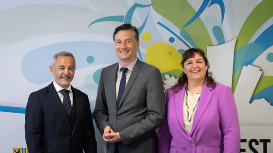 Hölzl, Rosenthal und Brenner (v.l.) | Foto: Eric Kemnitz 