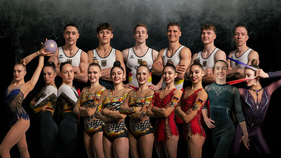 Das Turn-Team Deutschland für Paris 2024 | Foto: Tobias Moertel/Dickital