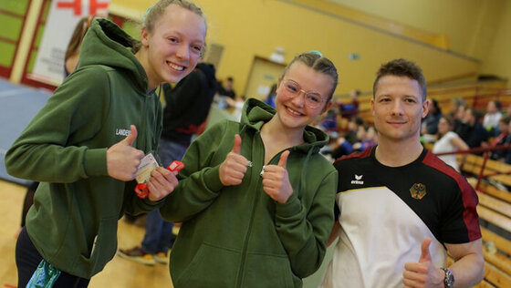 Jugend trainiert für Olympia Pate Philipp Herder (r.) | Foto: DSSS/sampics